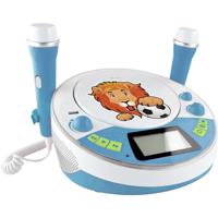 X4 Tech Bobby Joey Jam Box Kinder CD-speler Bluetooth, AUX, CD, USB, SD Incl. karaoke-functie, Incl. microfoon Blauw