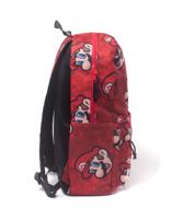 DIFUZED Super Mario Sublimation rugzak Rood, Wit