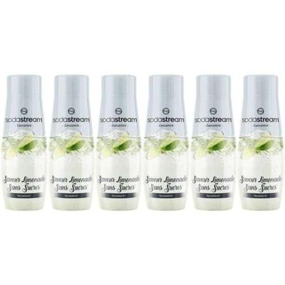 SODASTREAM concentraten - Verpakking van 6 suikervrije limonadeconcentraten - Tot 54 liter dranken - 440 ml