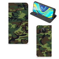 Xiaomi Redmi Note 9 Pro | 9S Hoesje met Magneet Army Dark