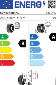 Continental Sc-5 ao suv fr xl 285/40 R21 109Y 28540YR21TCSC5AOSUV