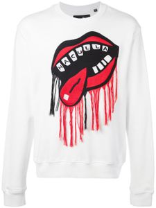 Haculla NYC Drama Mouth sweatshirt - Blanc