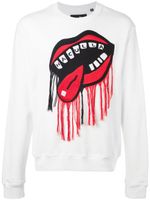 Haculla NYC Drama Mouth sweatshirt - Blanc - thumbnail