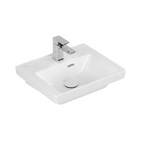 Fontein Villeroy & Boch Subway 3.0 Met CeramicPlus Met Overloop 45x37x14.5 cm Stone White Villeroy & Boch