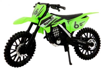 Jonotoys crossmotor 17 cm jongens 1:12 groen