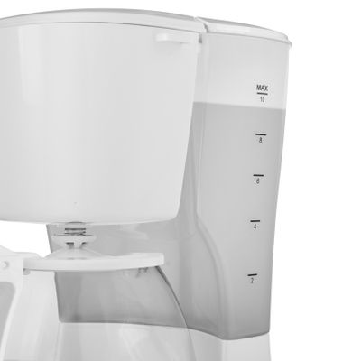 Tristar CM-1252 Koffiezetapparaat Wit Capaciteit koppen: 10