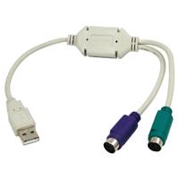 LogiLink Adapter USB naar 2X PS/2, AU-0004