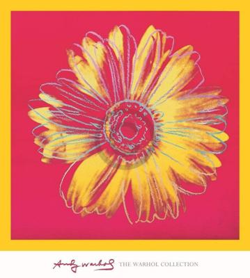 Kunstdruk Andy Warhol - Daisy 1982 90x90cm