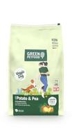 Green Petfood VeggieDog met aardappel & erwt (1 x 10 kg) | volwassenen | premium droogvoer voor volwassen gevoelige honden | vegetarisch & tarwevrij | met heerlijke zoete aardappel | 1 stuks
