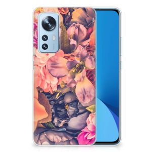 Xiaomi 12 | 12X TPU Case Bosje Bloemen