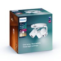 Philips LED SceneSwitch Byrl, 3-lichts opbouwspot - thumbnail