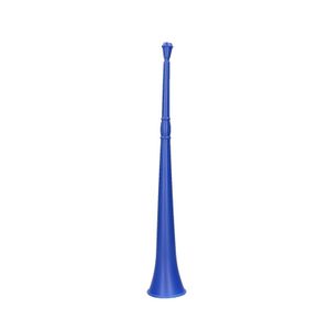 Vuvuzela grote party blaastoeter 48 cm blauw