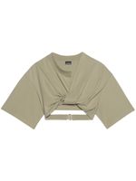 Jacquemus haut Le T-Shirt Bahia Court - Vert - thumbnail