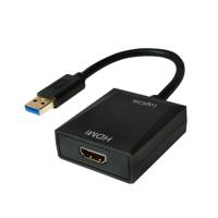 LogiLink UA0233 USB grafische adapter 1920 x 1080 Pixels Zwart