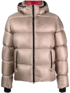 Herno hooded feather-down jacket - Tons neutres