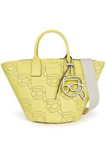 Karl Lagerfeld sac cabas Ikonik perforé - Jaune