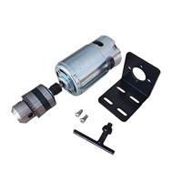 CNC borstelloze spilmotorkit 4 8V 400W Boor chuck spindle krachtig DC Motor, 12-48V Hoge snelheidsmotor, stille kogellager graveermachine 5000~2000 0rpm (Color : Package3)