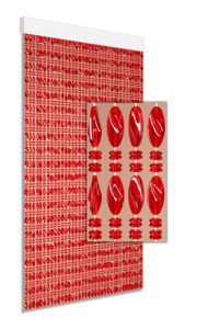 Chios Rood 90 x 210 cm