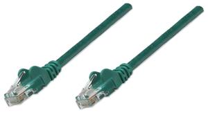 Intellinet 318945 RJ45 Netwerkkabel, patchkabel CAT 5e U/UTP 1.00 m Groen 1 stuk(s)