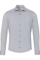 Pure Functional Slim Fit Jersey shirt grijs, Effen