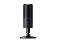 Razer Seirēn X - Condensatormicrofoon voor streaming (Uiterst precieze directionele gevoeligheid, Schokbestendig, Compacte vorm) Zwart