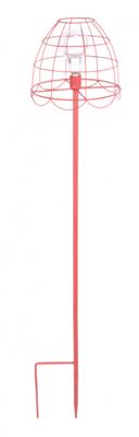 Esschert Design vloerlantaarn theelicht 25,2 x 137 cm staal rood Esschert Design vloerlantaarn theelicht 25,2 x 137 cm staal rood