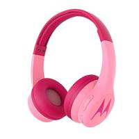 motorola Squads 300 - Bluetooth Kinderkoptelefoon met 15 uur afspeeltijd - Audio splitter en veilig volume, Standaard, Roze