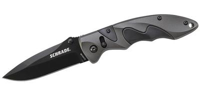 Schrade zakmes 21,7 cm RVS/aluminium zwart Schrade zakmes 21,7 cm RVS/aluminium zwart