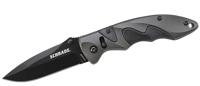 Schrade zakmes 21,7 cm RVS/aluminium zwart