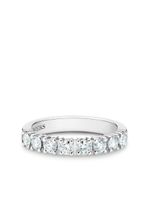 De Beers Jewellers anneau DB Classic serti de diamants - Argent - thumbnail