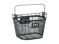 Topeak Unisex volwassen voormand - zwart, 35 x 25 x 26 cm/16 liter