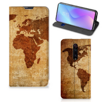 Xiaomi Mi 9T Pro Book Cover Wereldkaart