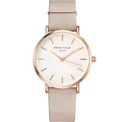 Rosefield The West Village Quartz Polshorloge Vrouw Goud