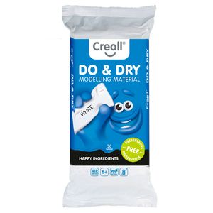 Creall Do&Dry Boetseerklei Conserveringsvrij Wit, 1000gr.