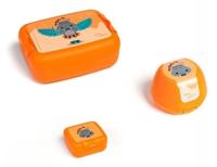 Amuse lunchset Animal Carnival junior oranje 3 delig