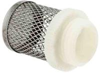 RVS filter voor terugslagklep - zuigkorf - 1-1/4” Buitendraad