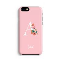 Pink Bouquet: Volledig Geprint iPhone 7 Hoesje - thumbnail