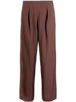 Rejina Pyo pantalon droit à taille haute - Marron