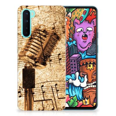 OnePlus Nord Siliconen Hoesje met foto Bladmuziek OnePlus Nord Siliconen Hoesje met foto Bladmuziek