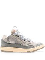 Lanvin baskets Curb en cuir - Gris - thumbnail