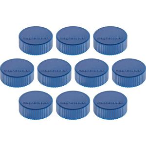 Magnetoplan Magneet Discofix Magnum (Ø x h) 34 mm x 13 mm rond Donkerblauw 10 stuk(s) 1660014