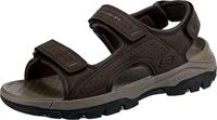 Skechers Tresmen Garo watersandaal met open teen voor heren, Chocolade, 41 EU
