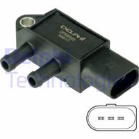 Sensor, uitlaatgasdruk DELPHI, u.a. für VW, Seat, Audi, Skoda