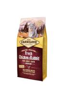 Carnilove Feline Adult Fresh Kip Konijn 6kg 6000g