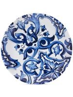 Dolce & Gabbana assiette en porcelaine à motif méditerranéen - Bleu - thumbnail