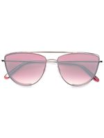 Garrett Leight lunettes de soleil Zephyr - Rose