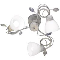 Led Plafondlamp - Plafondverlichting - Trion Trada - E14 Fitting - 3-lichts - Rond - Antiek Grijs - Aluminium