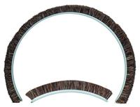 Bosch 1x PRO Replacement Brush (23 x 108 mm, Professional Accessoires Kleine haakse slijper)