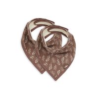 Jollein slab bandana Meadow Chestnut (2-pack) Maat