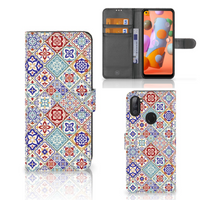 Samsung Galaxy M11 | A11 Bookcase Tiles Color